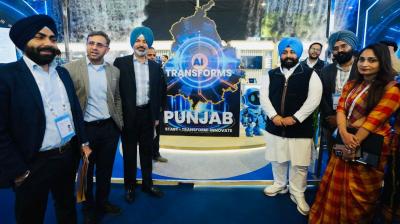 HARJOT BAINS EXPLORES AI BREAKTHROUGHS FOR PUNJAB SCHOOLS AT INDIA AI IMPACT EXPO File Photo.
