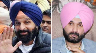 Bikramjit Singh Majithia and Navjot Singh Sidhu