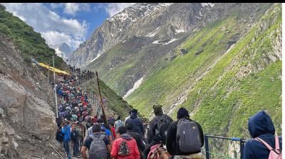 Amarnath Yatra temporarily suspended in view of heavy rains 
