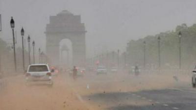 Dust storm in Delhi and NCR dips the mercury
