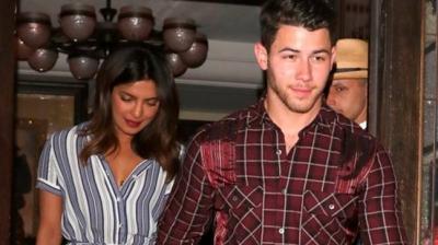 Priyanka and Nick enjoy double date