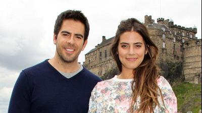 Eli Roth and Lorenza Izzo 