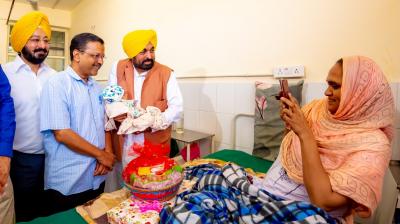 CM Bhagwant Mann & Delhi CM Arvind Kejriwal