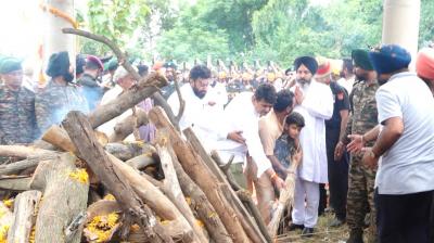 Martyr Colonel Manpreet Singh Laid to Rest 