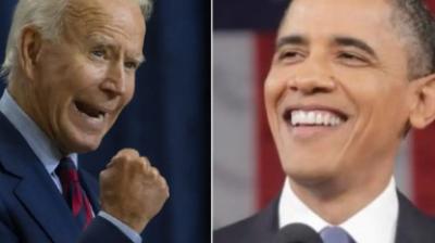 Joe Biden and Barack Obama