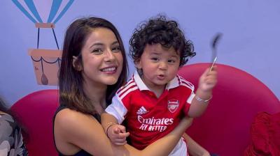 Shehnaz Gill and Laksh Singh Limbachiyaa