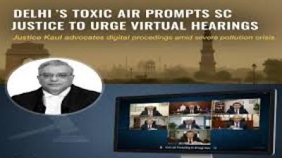 Studies have shown that prolonged exposure to Delhi's toxic air can have serious long-term health repercussions, including reduced life expectancy. File Photo.