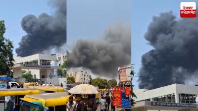 Air India Plane Crashes At Ahmedabad Airport in Gujarat 