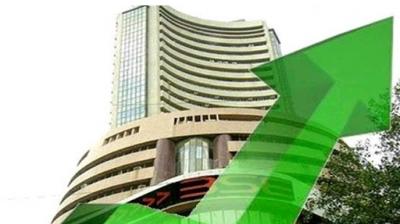 Sensex opens in green