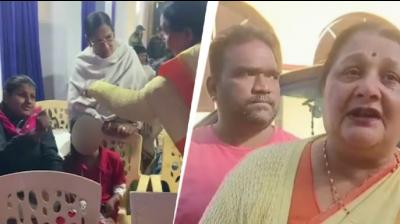 BJP's Anju Bhargava hitting visually impaired Christian woman over conversion goes viral 