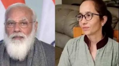 Narendra Modi and Sonal Modi