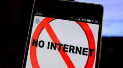 Internet suspended