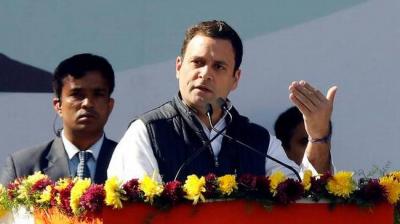 Congress president Rahul Gandhi