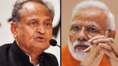 Ashok Gehlot and Narendra Modi