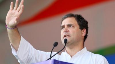 Congress president Rahul Gandhi