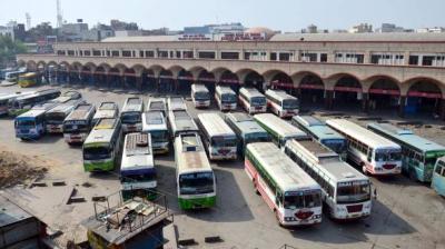 The two-day strike, which coincided with a ‘Bharat Bandh' organised by various trade and farm unions, had paralysed public transport across Punjab. File Photo.