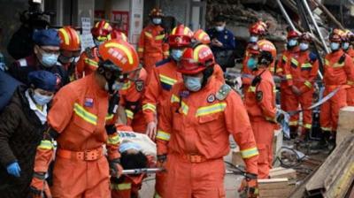Gym Roof Collapse in China 