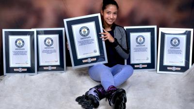 Janvi Jindal Becomes Youngest Girl in India to Hold Maximum Guinness World Records