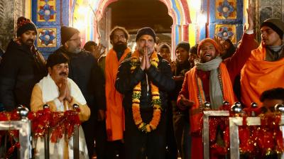Rahul Gandhi at Kedarnath