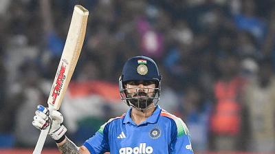 This season is Kohli's first appearance in the Vijay Hazare Trophy since 2010, a return underscored by his recent prolific form, including being named Player of the Series against South Africa after two centuries and an unbeaten fifty.File Photo.