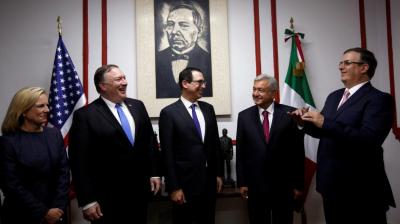 Team Trump plays nice in first visit to Mexico president-elect