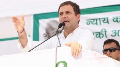 Congress president Rahul Gandhi