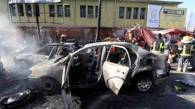 A Sikh man injured in the blast in Afghanistan