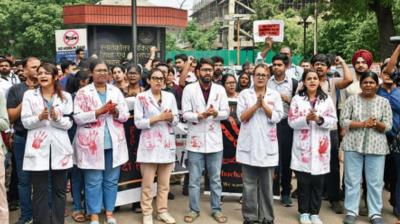 Chandigarh PGIMER Doctors Continue Their Protests Over Doctor's Rape in Kolkata 