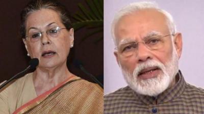 Sonia Gandhi and Narendra Modi
