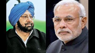 Capt Amarinder Singh and Narendra Modi