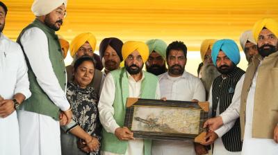 CM Bhagwant Singh Mann's Landmark Gift to Farmers, Canal Water Reaches 4 Districts of Malwa Region File Photo.