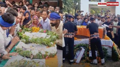 Mortal Remains of Soldier Killed in 1968 IAF Plane Crash Returned to Native Village in Saharanpur