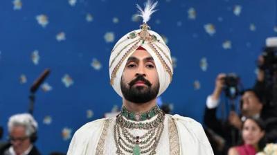 Diljit Dosanjh Debuts at Met Gala in a Blend of Maharaja and Punjabi Look