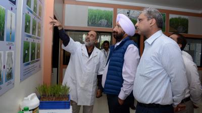 Sukhjinder Singh Randhawa for visiting their Institute