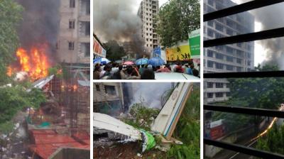 King Air C90 12-seater aircraft crashed