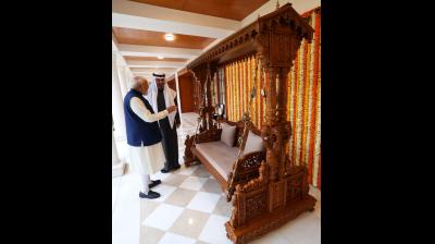 PM Modi gifts UAE President royal carved wooden ‘Jhula'