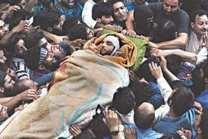 Second death anniversary of Hizbul Mujahideen commander Burhan Wani