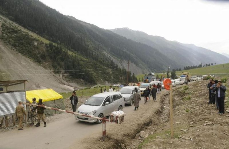 797 pilgrims are heading for the Nunwan base camp to undertake the yatra