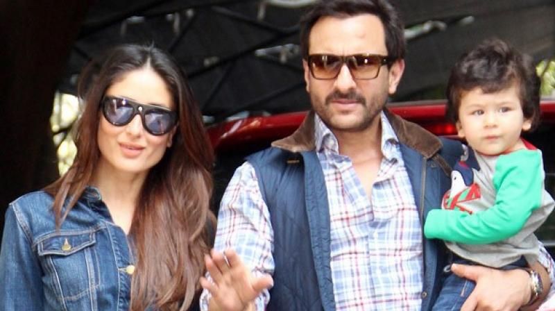 Kareena Kapoor Khan, Saif Ali Khan with son Taimur