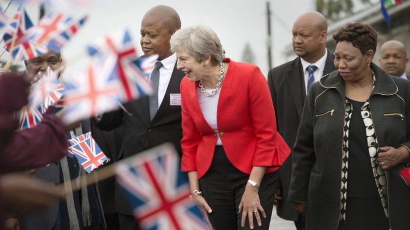 May kicks off first Africa tour as British PM