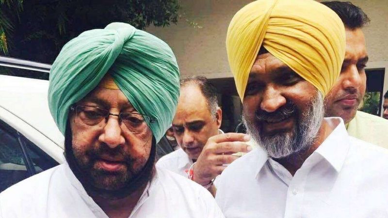 CM Amarinder Singh and Hardeep Singh Laddi