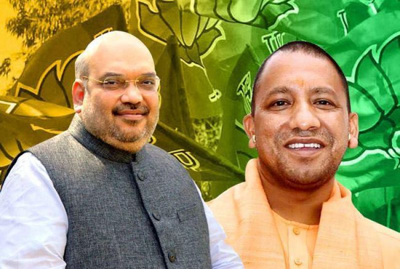 Amit shah and Yogi Adityanath