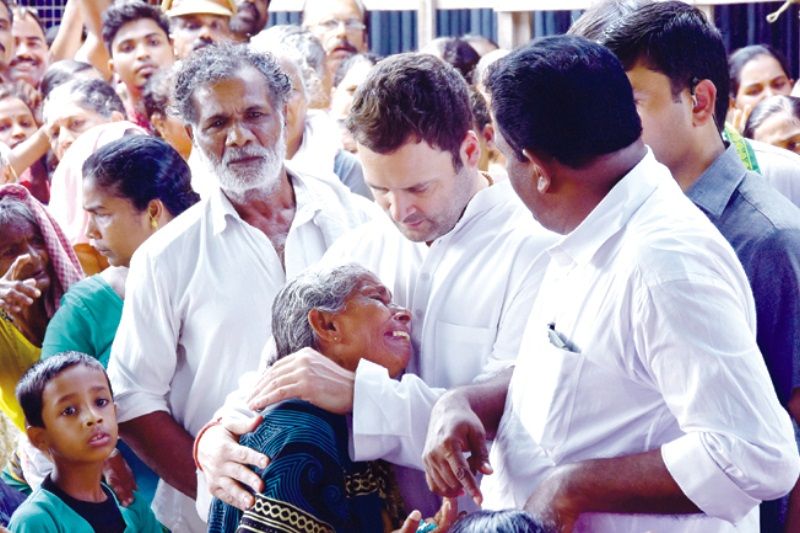 Rahul is on a two-day visit to the state