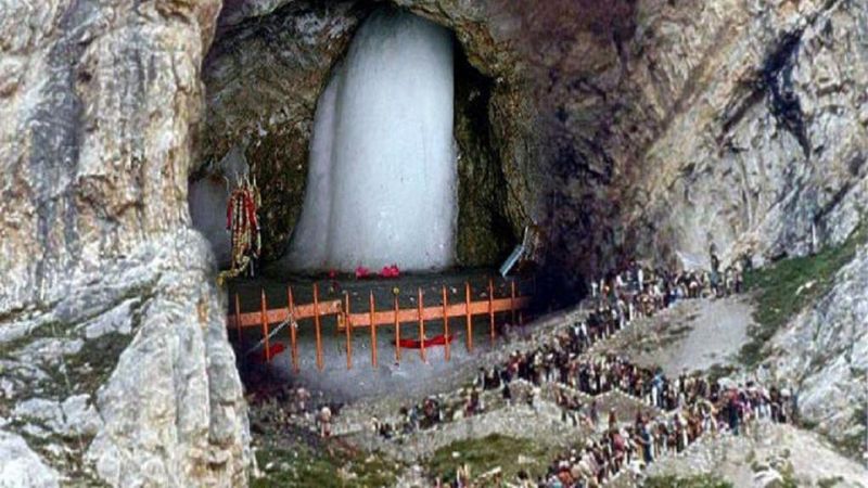 2.55 pilgrims have paid obeisance at the cave shrine of Amarnath 