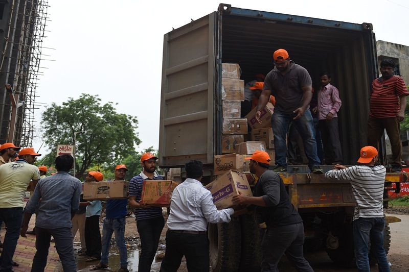 More relief materials arrive at Cochin port
