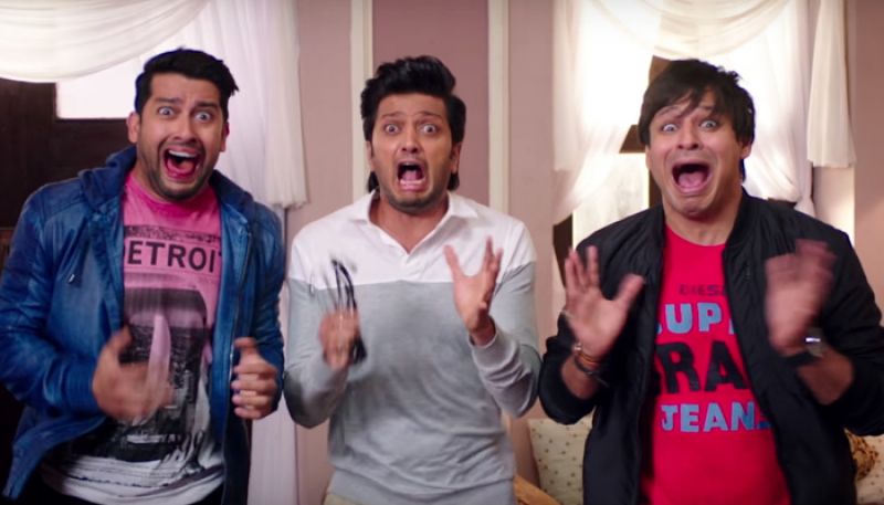 Aftab Shivdasani, Riteish Deshmukh and Vivek Oberoi