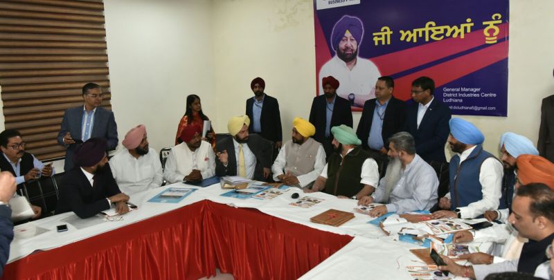 Capt Amarinder Singh during the inauguration of District Bureau of Employment and Enterprises at Ludhiana 