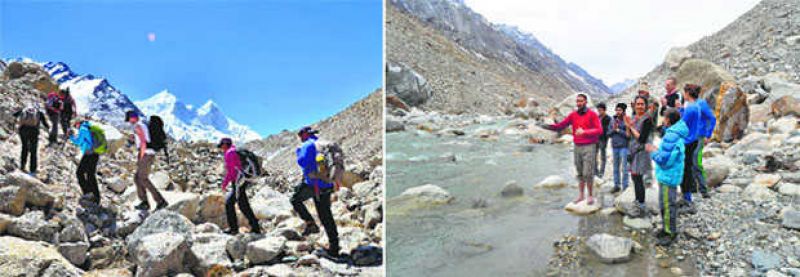 U'khand CM flags off trekking expedition to Gaumukh