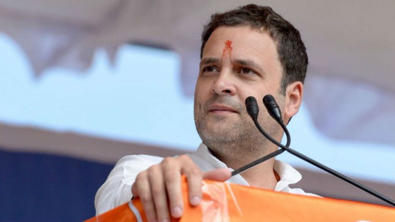 Congress president Rahul Gandhi