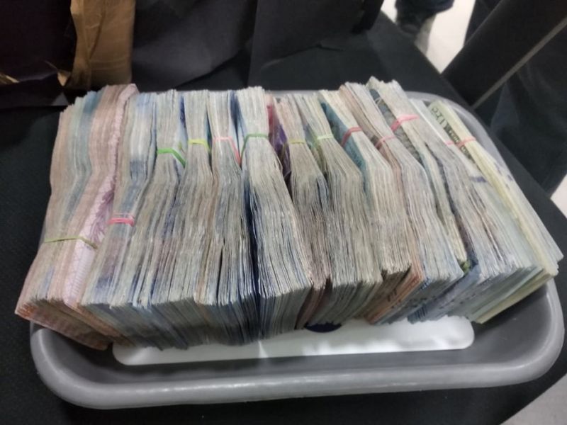 Unaccounted foreign currency seized